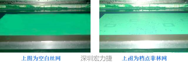 熱風(fēng)整平后導(dǎo)通孔邊緣起泡掉油，采用此工藝方法生產(chǎn)控制比較困難，須工藝工程人員采用特殊的流程及參數(shù)才能確保塞孔質(zhì)量。