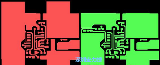 此操作可使文件中大部分的焊盤輸出后仍為焊盤，不會成為線性焊盤，并且不會產生像下圖一樣的短路情況