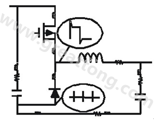 我們的設(shè)計(jì)范例顯示，有高達(dá)3A的電流必須從接地流回到源端(一個(gè)24V汽車(chē)電池或一個(gè)24V電源)。