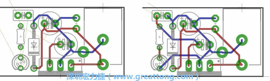 2.3. 下一步，進(jìn)行布線并連接各個電源供應(yīng)的連結(jié)點(diǎn)。
