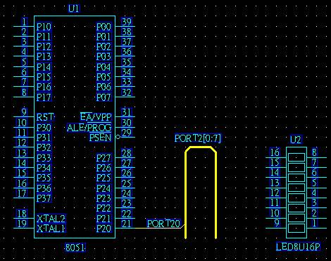 圖26 第一條匯流排連接線(xiàn)