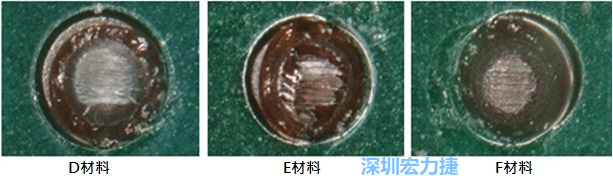 圖14- 冷球拉力試驗(yàn)后，光學(xué)顯微鏡下的失效模式